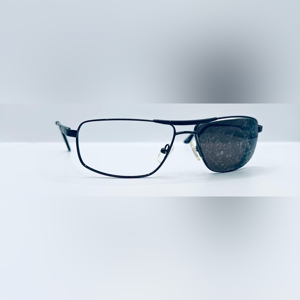 Aztec AZ0008 Gunmetal Oval Sunglasses Frames Only